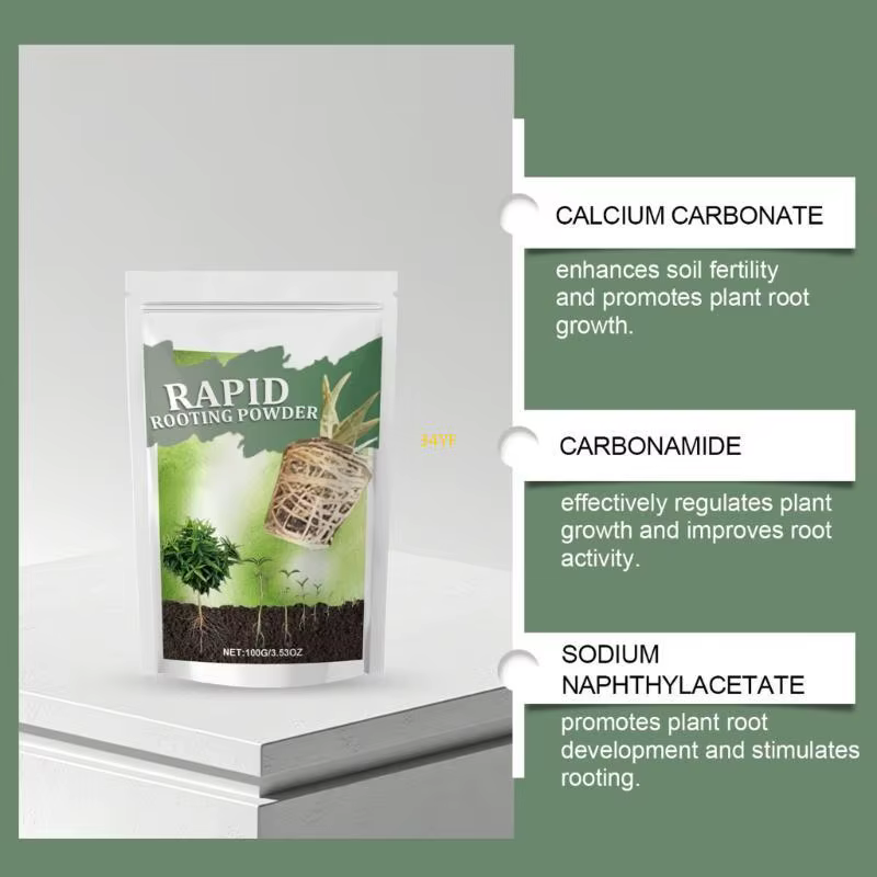 Poudre d'enracinement nutritive pour croissance des plantes l'utilisation des nutriments du 100g