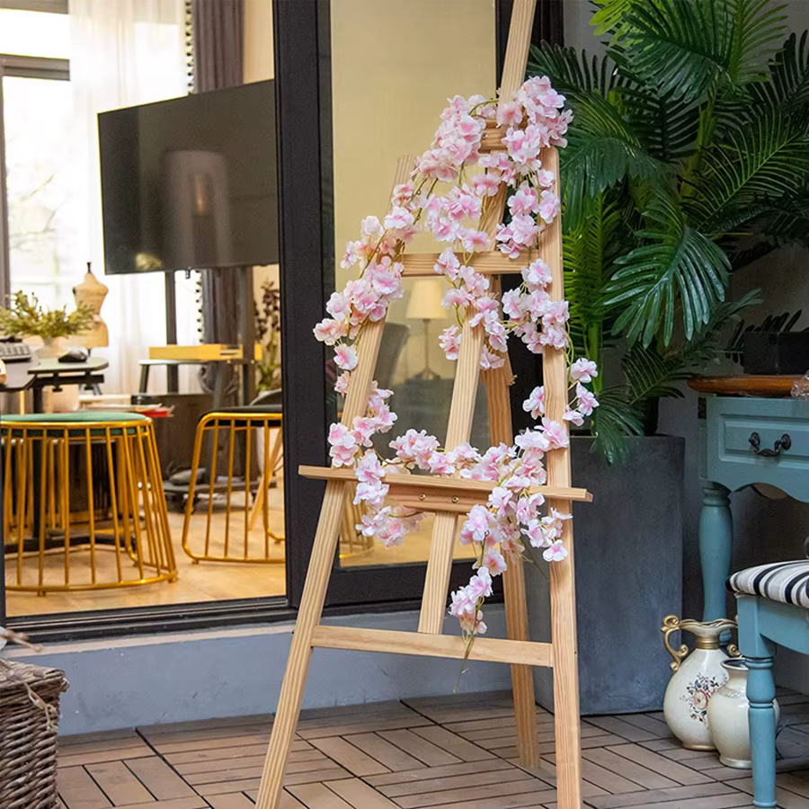 Guirlande de fleurs artificielles de cerisier pour mariage