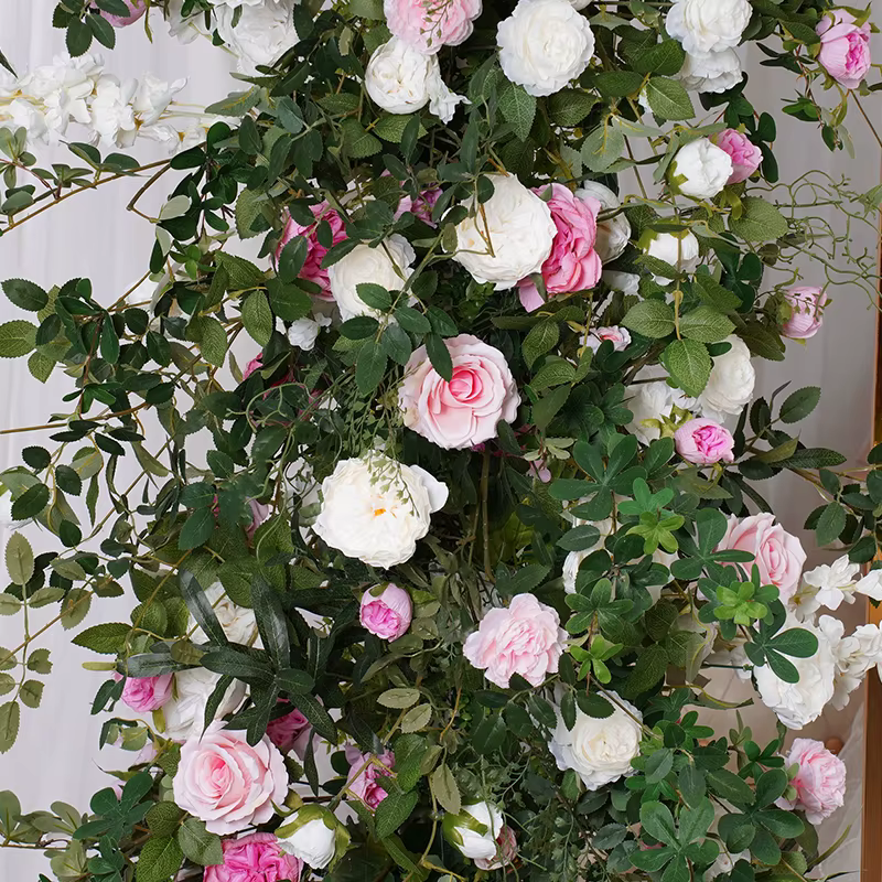 A7794 chemin de rangée de fleurs pour toile de fond de mariage
