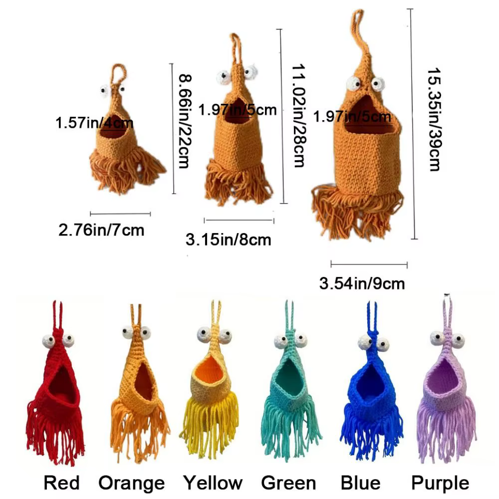 Cintre pour plantes au Crochet en forme de homard