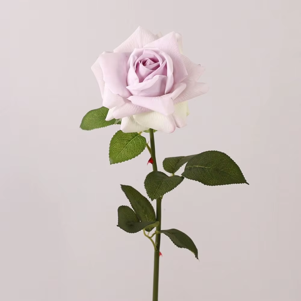 Rose artificielle réaliste au toucher naturel