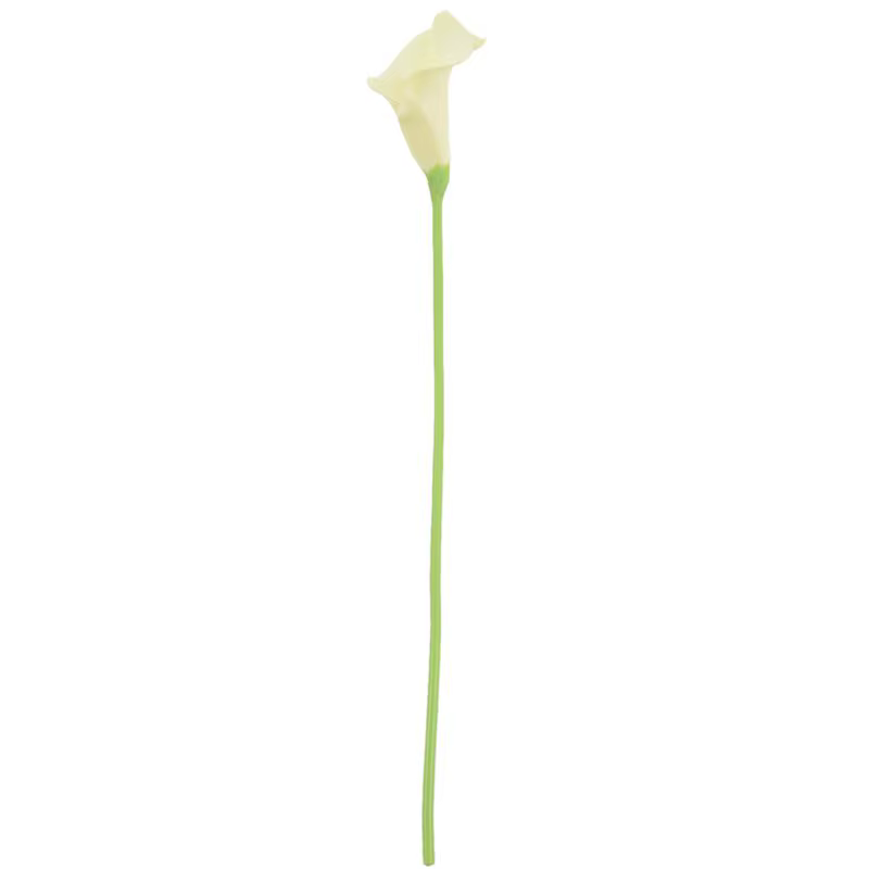 72X Fleurs artificielles de lys Calla à longue tige
