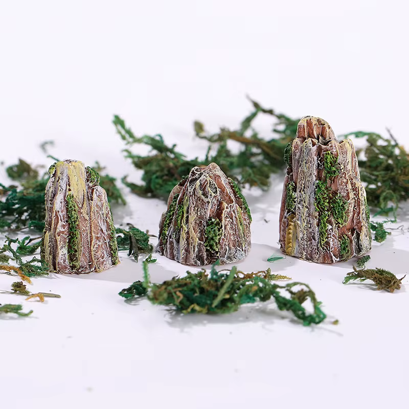 1 pièce Mini-ornements de montagne miniatures pour bonsaï