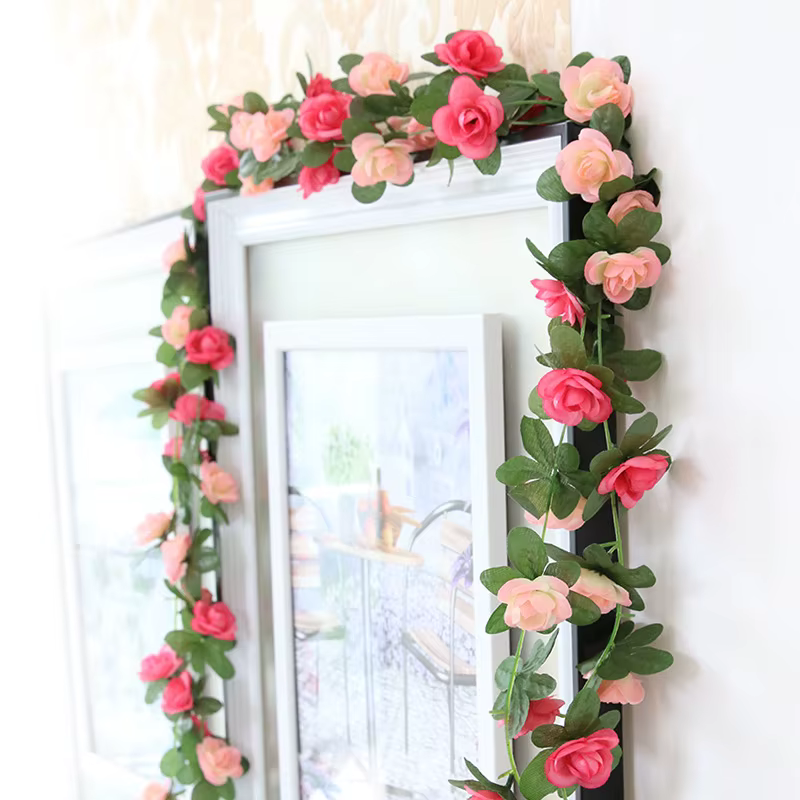Mur de Vigne Artificielle de Pivoine