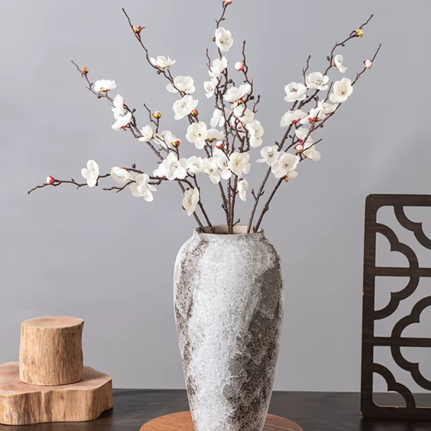 Fleurs artificielles Prune Blossom Peach Branches