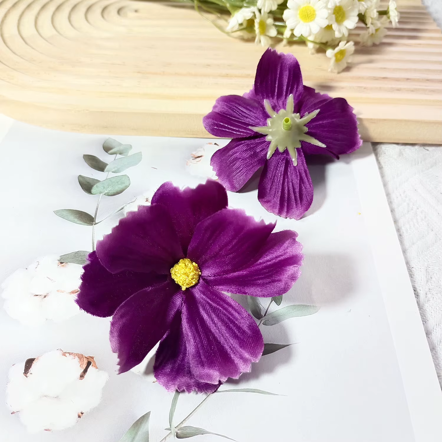 10 pièces Gesang fleurs artificielles Cosmos fleur maison salon décor ornements