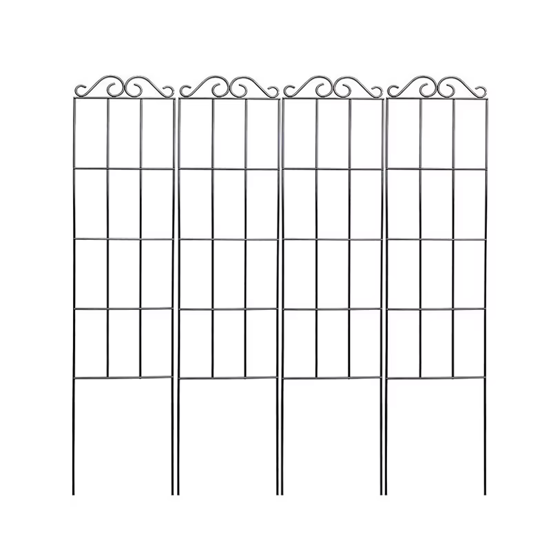 Treillis métallique pour support de plantes