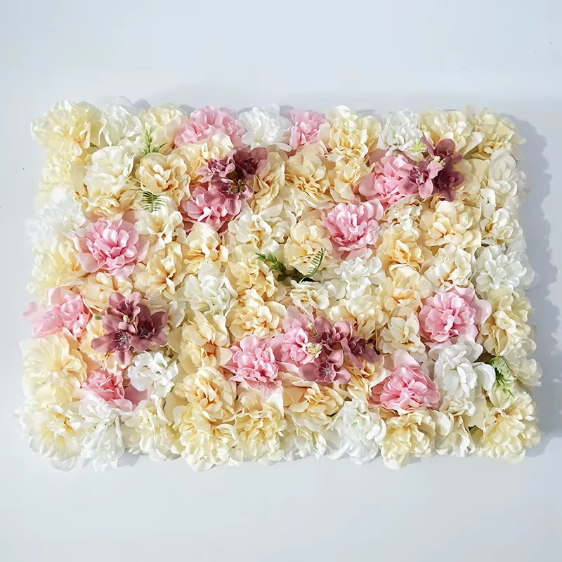 Mur de Fleurs Artificielles pour Décoration de Mariage