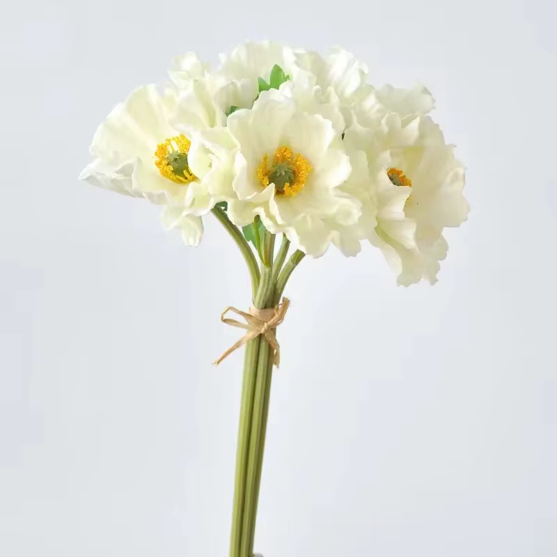 Bouquet de coquelicots artificiels en PU