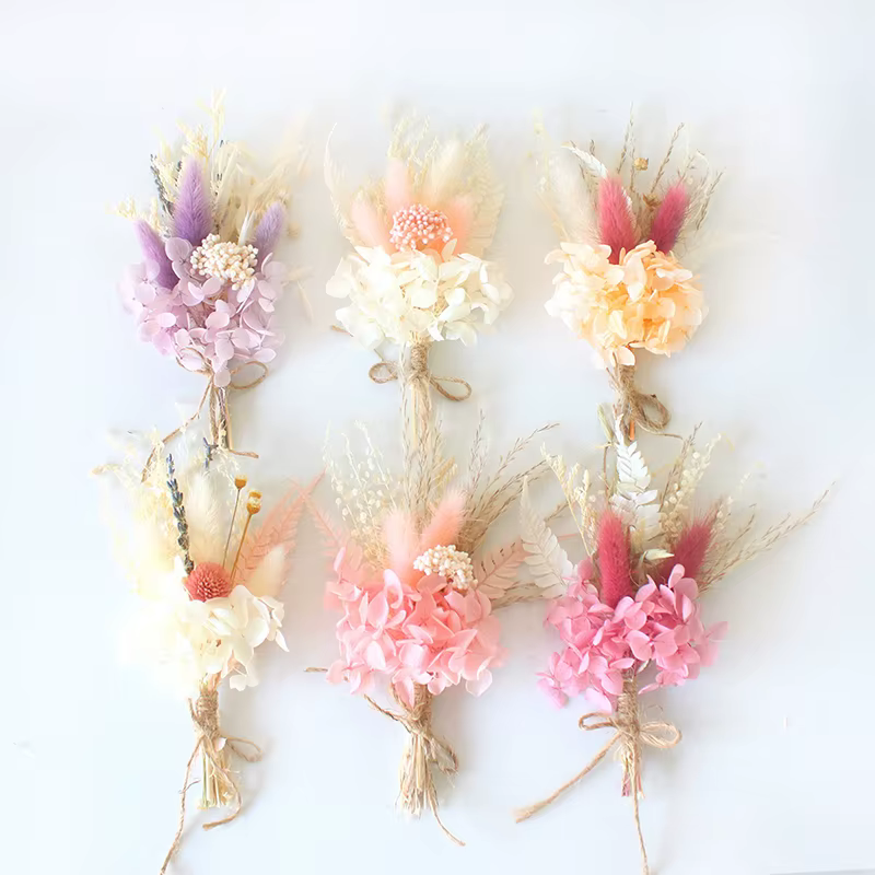 Mini Bouquet de fleurs sèches naturelles