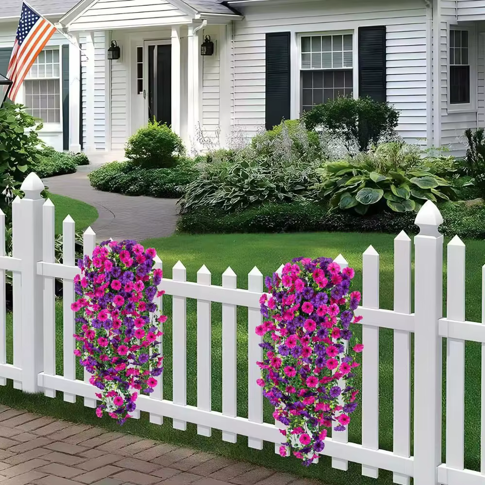 Fleurs artificielles suspendues Faux Morning Glory