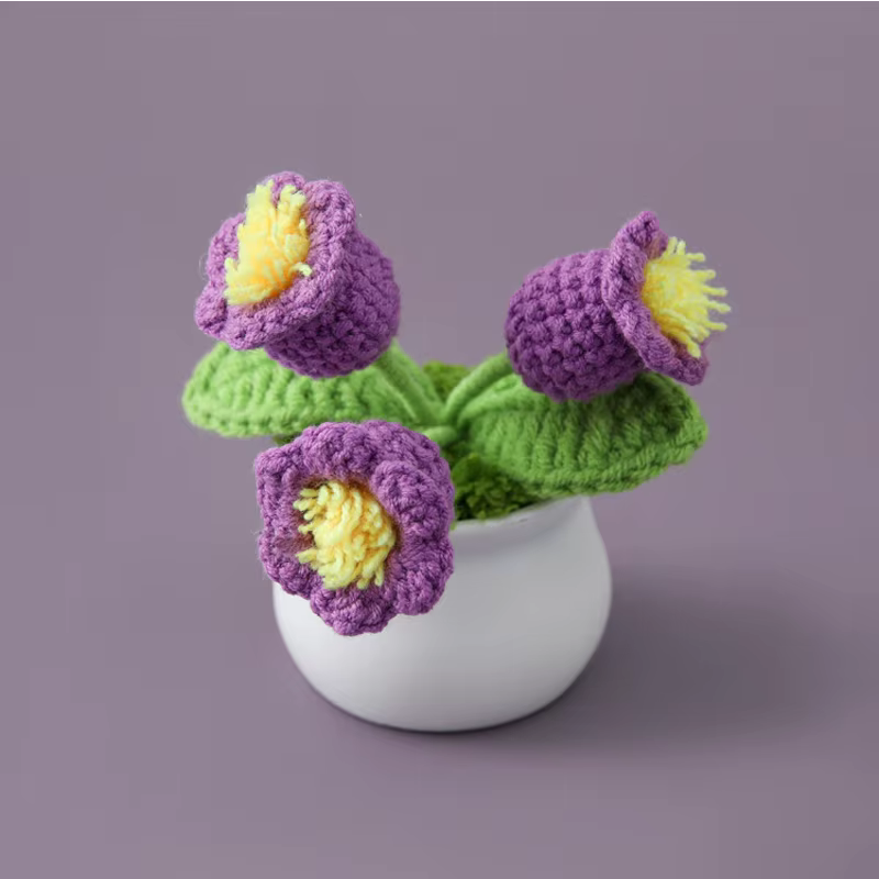 Orchidée au crochet faite à la main