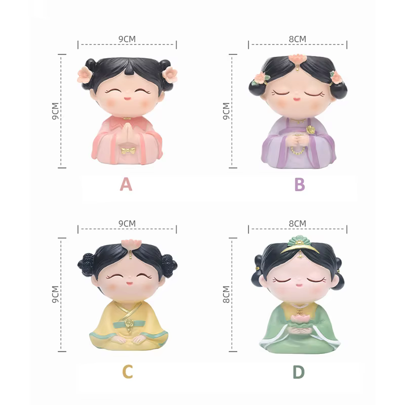 Hanfu-Pot de fleurs pour fille succulente