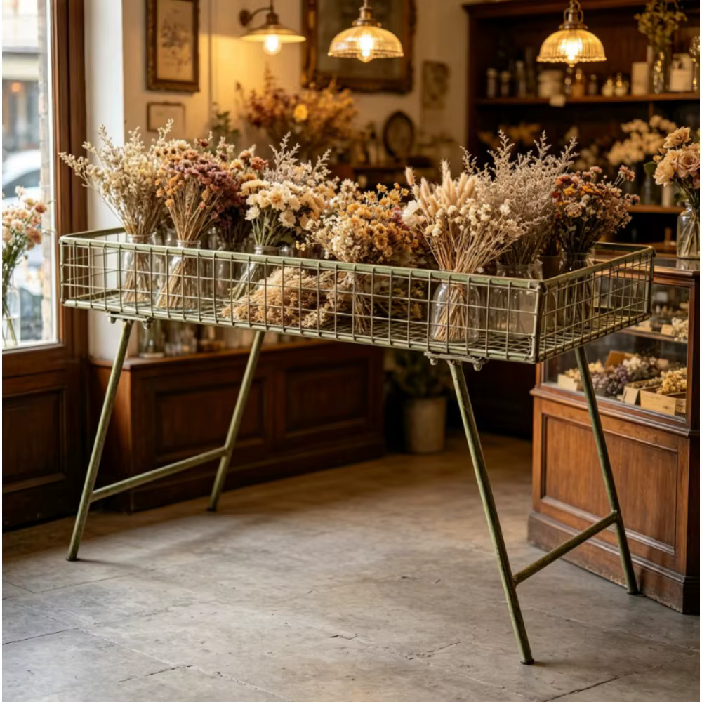 Support de plantes en métal de style nordique moderne