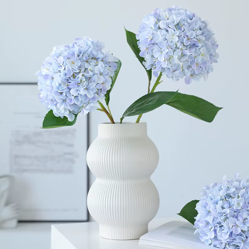 Beaux fleurs artificielles en soie 58cm