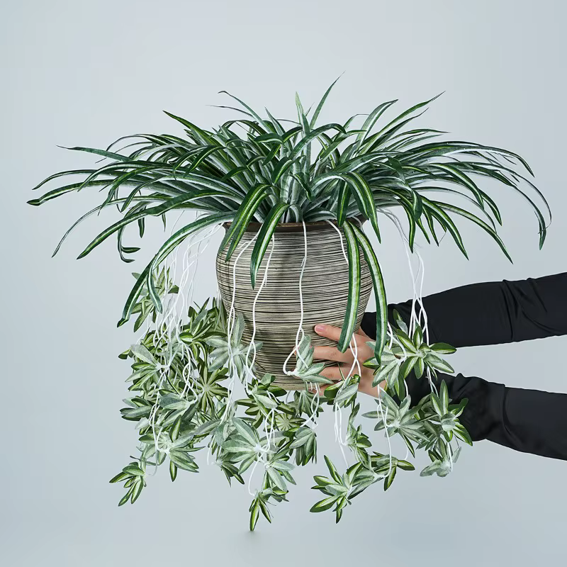 6 pièces de plantes artificielles en PVC