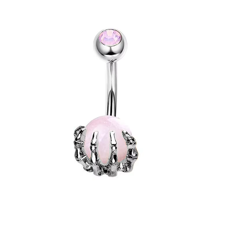 Mode coeur fleur ventre Piercing pour femmes en acier inoxydable CZ papillon nombril Piercing corps bijoux