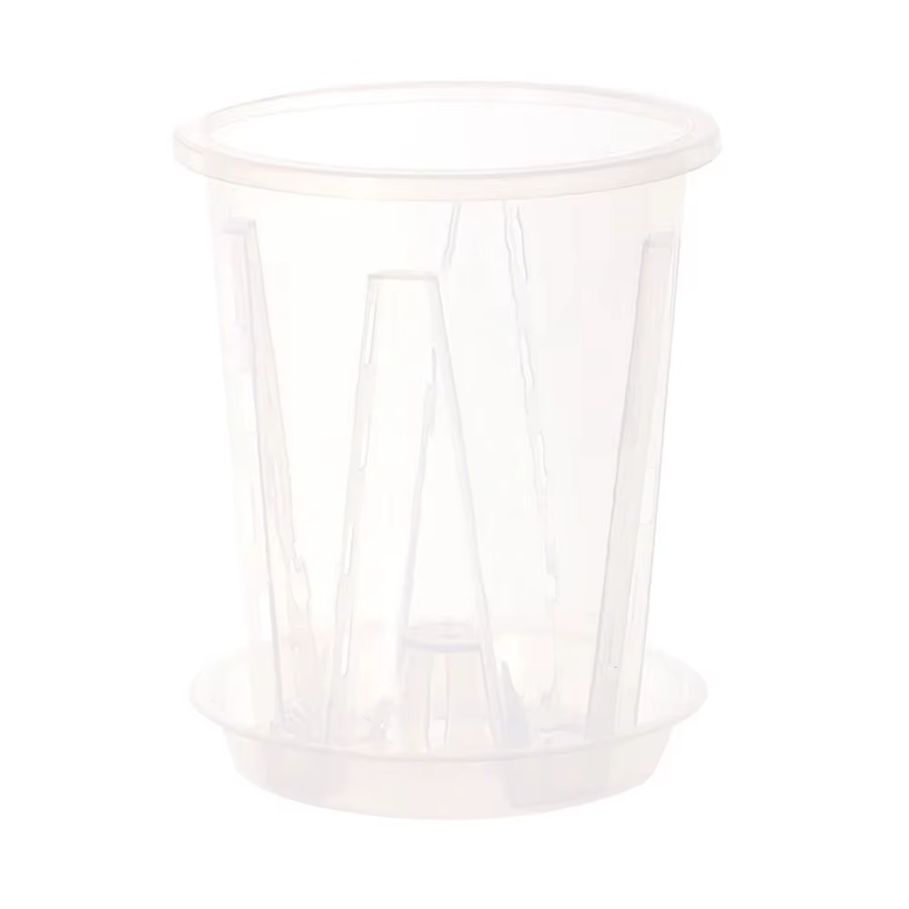 Pot de fleur Transparent en plastique