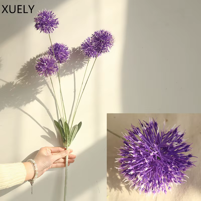 Bouquet de pissenlits artificiels pour la décoration intérieure