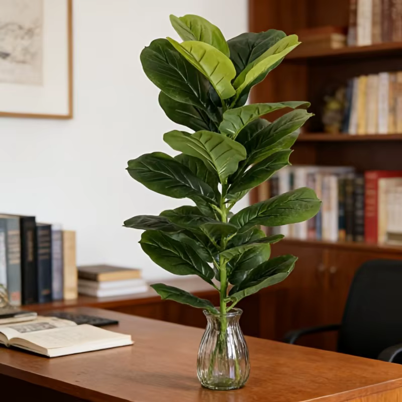 Grand arbre artificiel Ficus de 100 cm à 23 feuilles