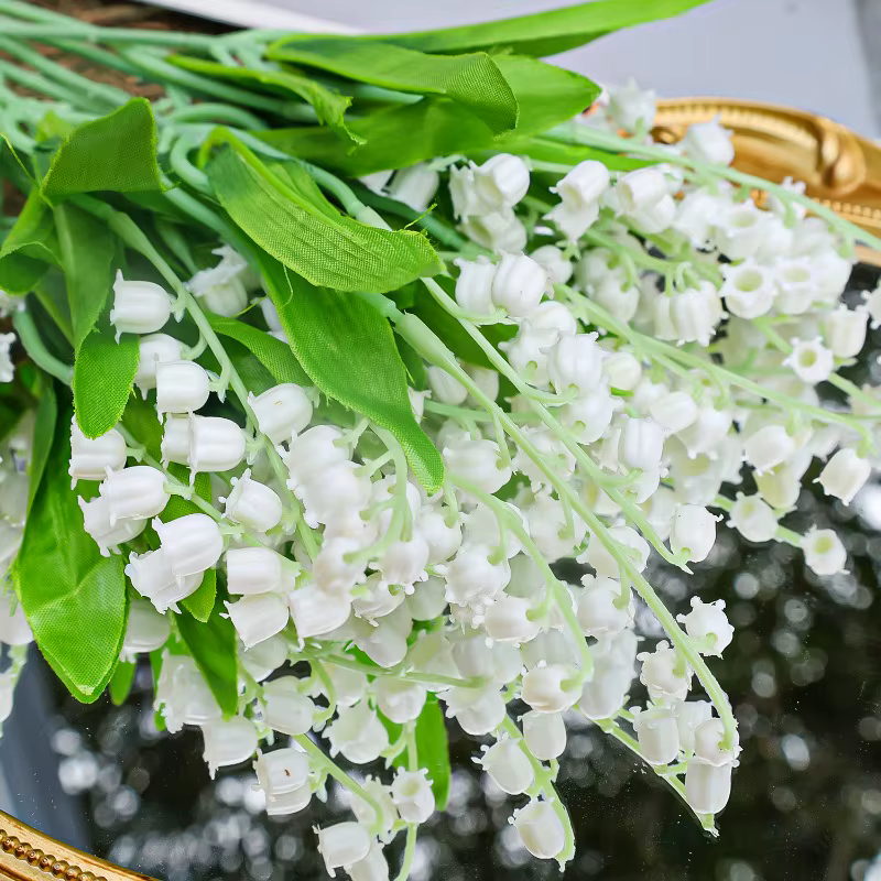 Bouquet de fleurs de mariage en plastique