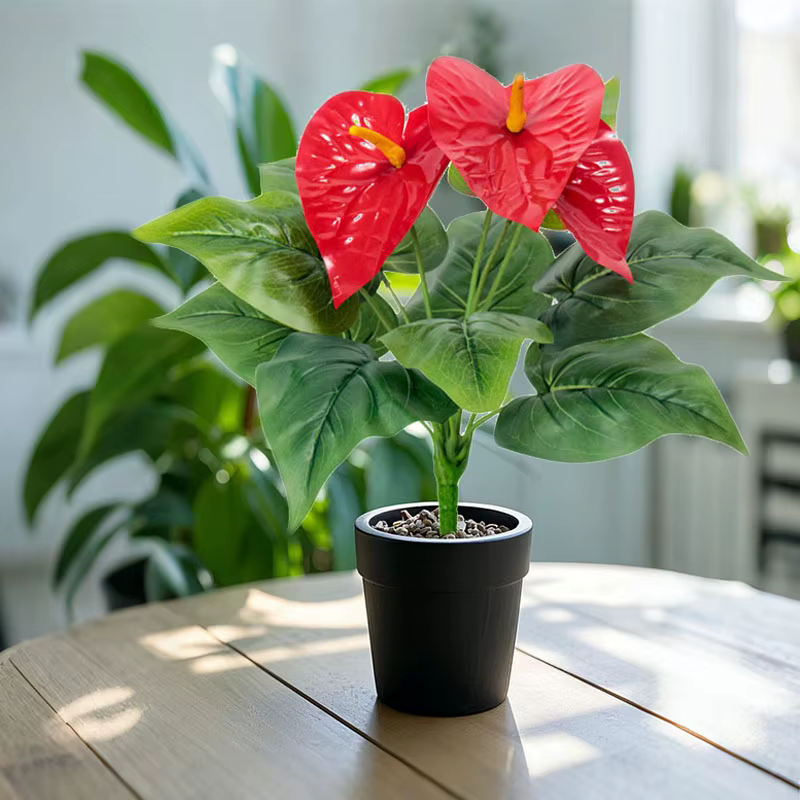 Artificial Flower Anthurium Handmade