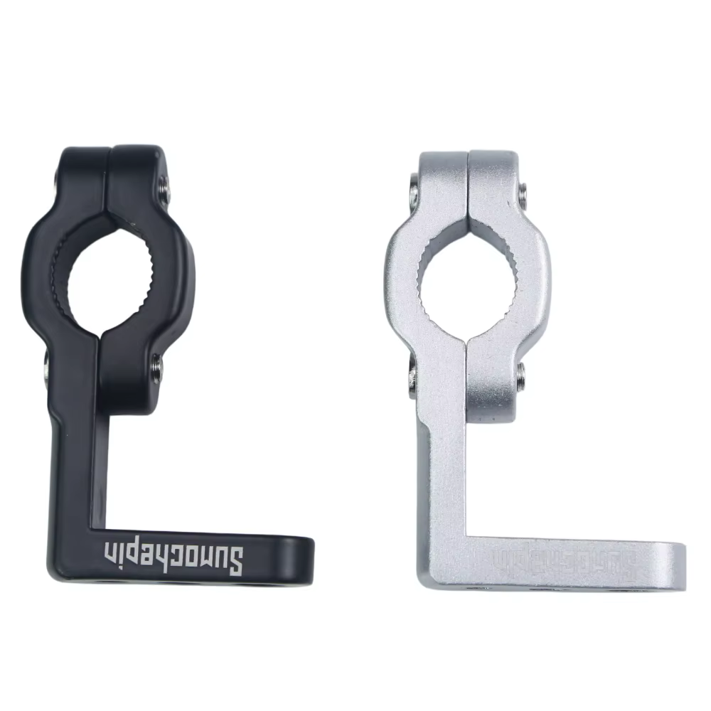 Support de guidon pour accessoires de moto, pince en alliage d'aluminium, support de rétroviseur de moto, adaptateur de montage sur guidon