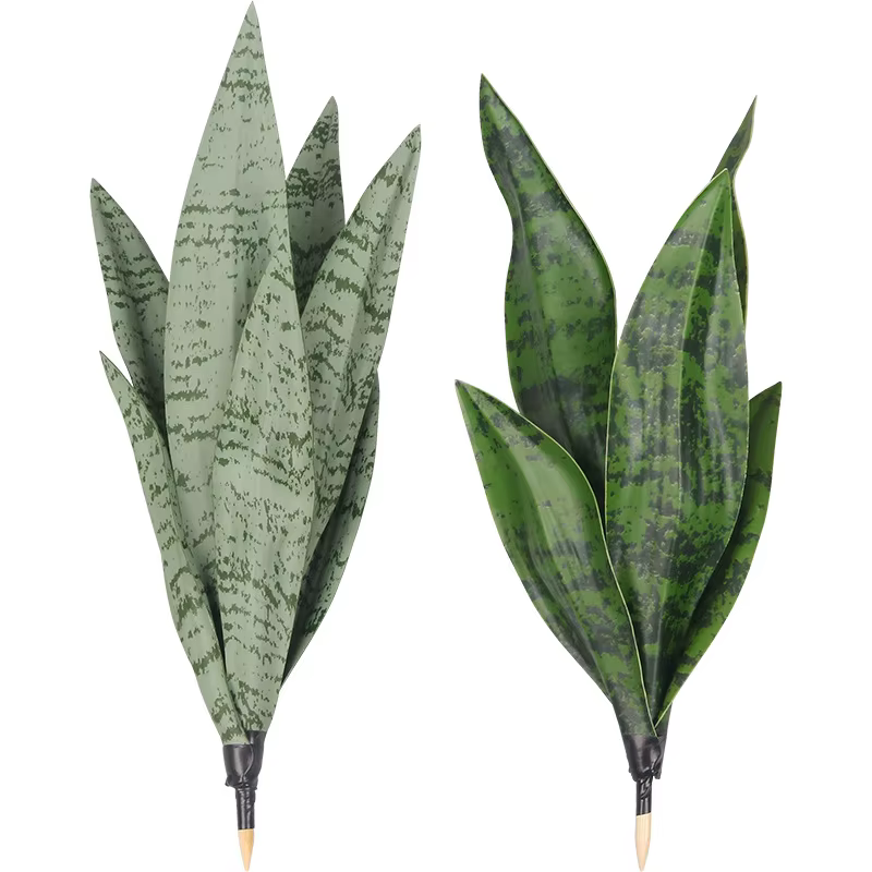 Plantes vertes artificielles simulées