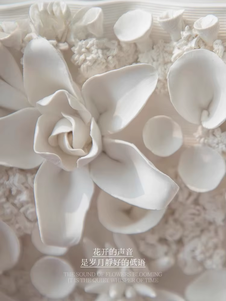 Articles de fleurs en céramique créatifs faits à la main