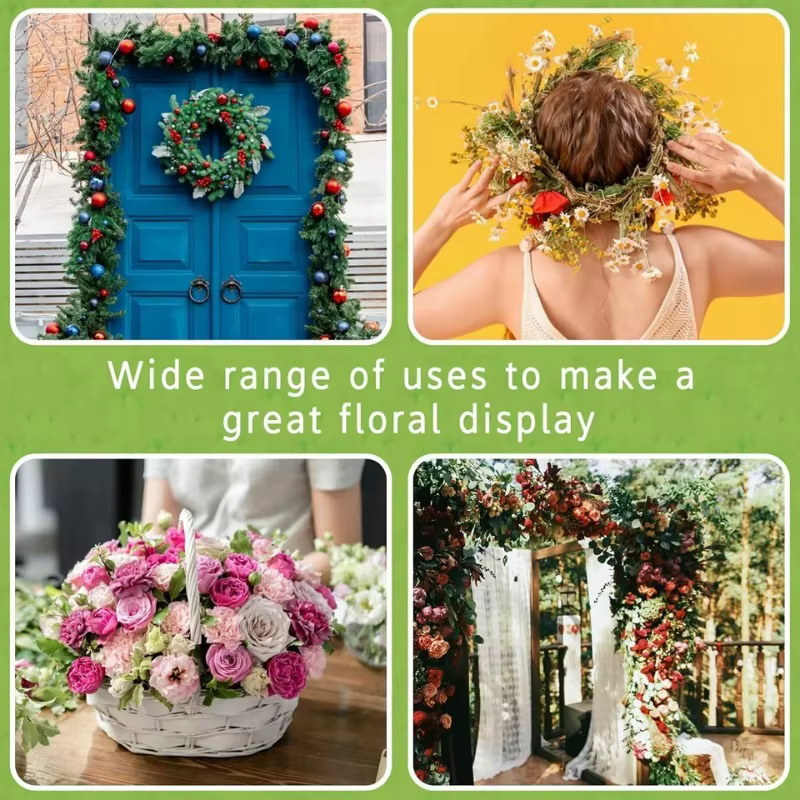Broches en M florales, Bouquet de couronne