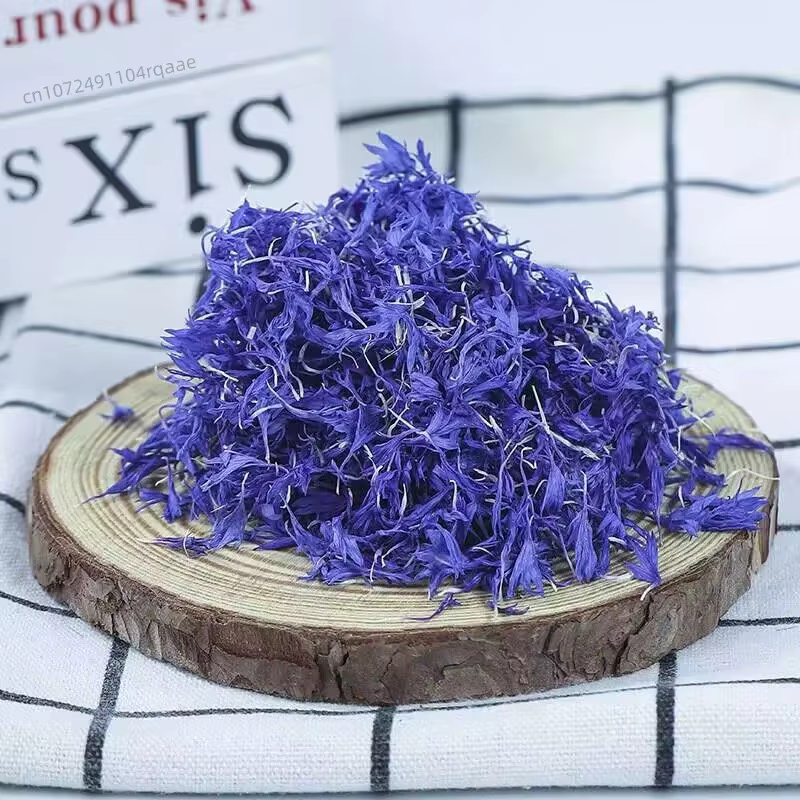 3 Couleurs Élégantes Pétales de Bleuet Séchés Premium (Décoration de Gâteau