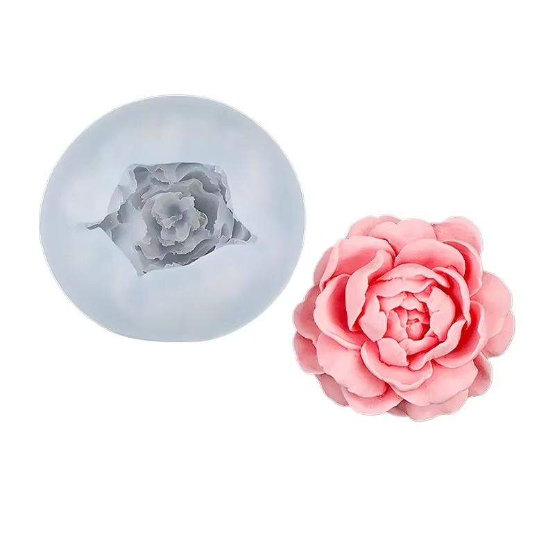 Moule 3D en Silicone pour bougie de fleur de jasmin