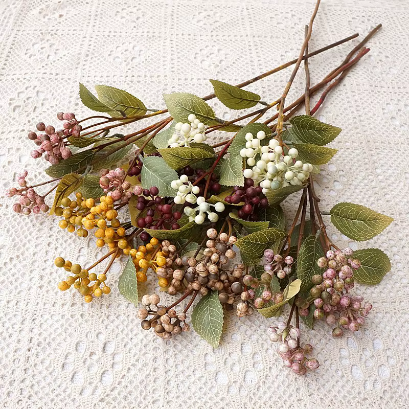 Branche de fruits rouges de 55 cm