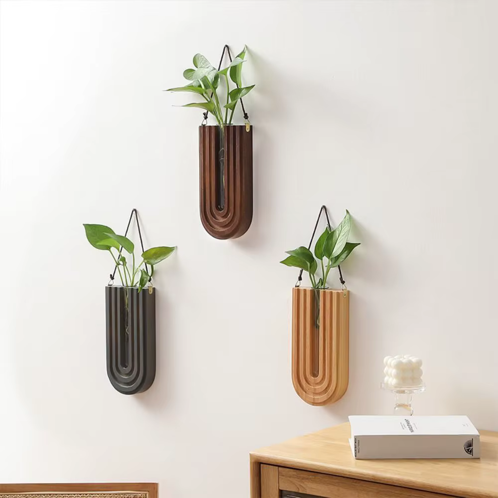 Vase hydroponique mural polyvalent