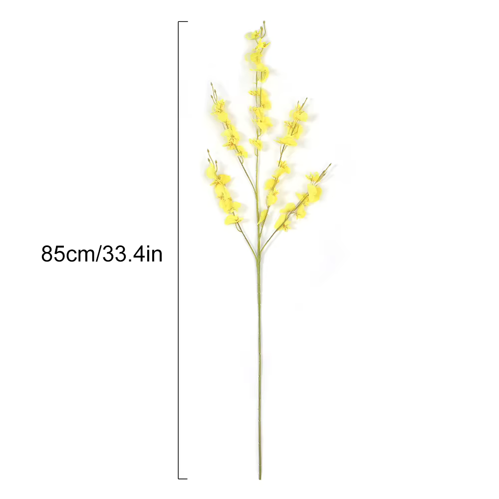 Fleur de cerisier de neige jaune artificielle