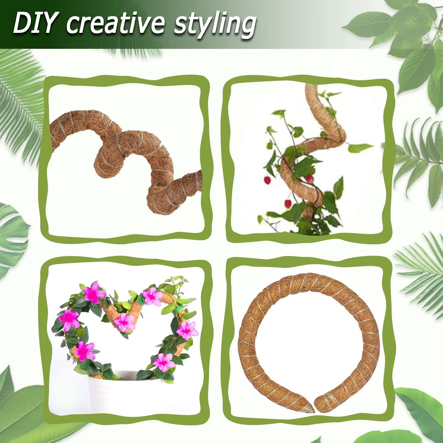 Poteaux Pliables pour Plantes Monstera