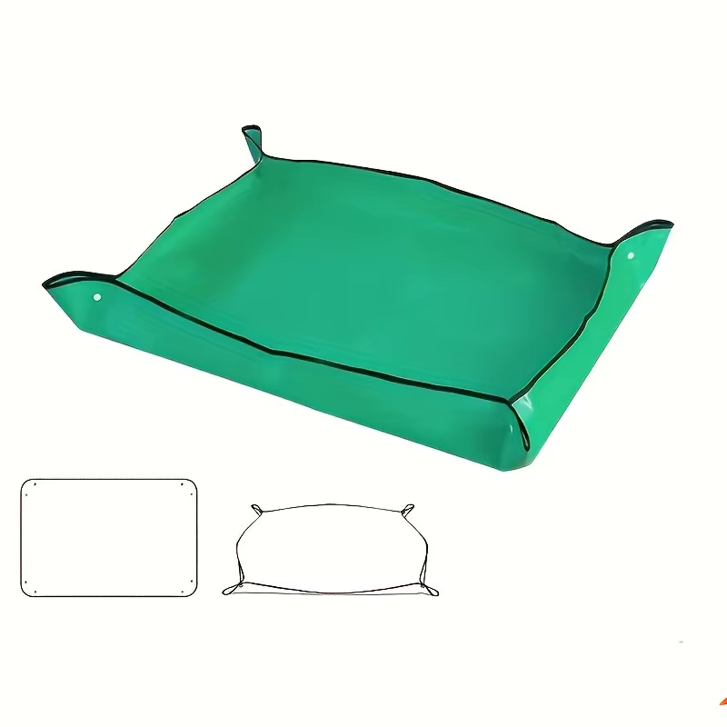 Tapis de régénération des plantes, tapis de transplantation imperméable, portable, carré, pliable et facile à nettoyer, tapis de transplantation pour plantes succulentes