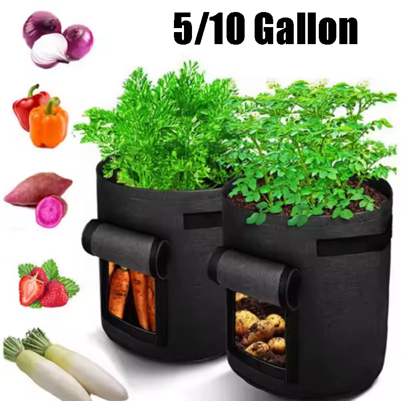 Sacs de plantation en feutre grande capacité 5-10 gallons