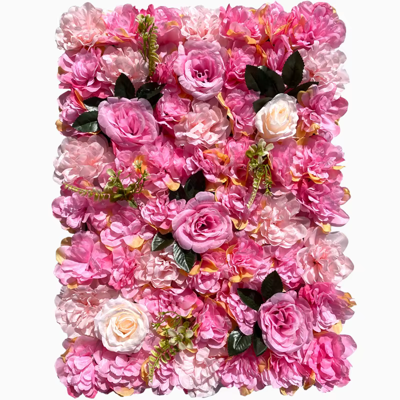 Panneau Mural de Fleurs Artificielles
