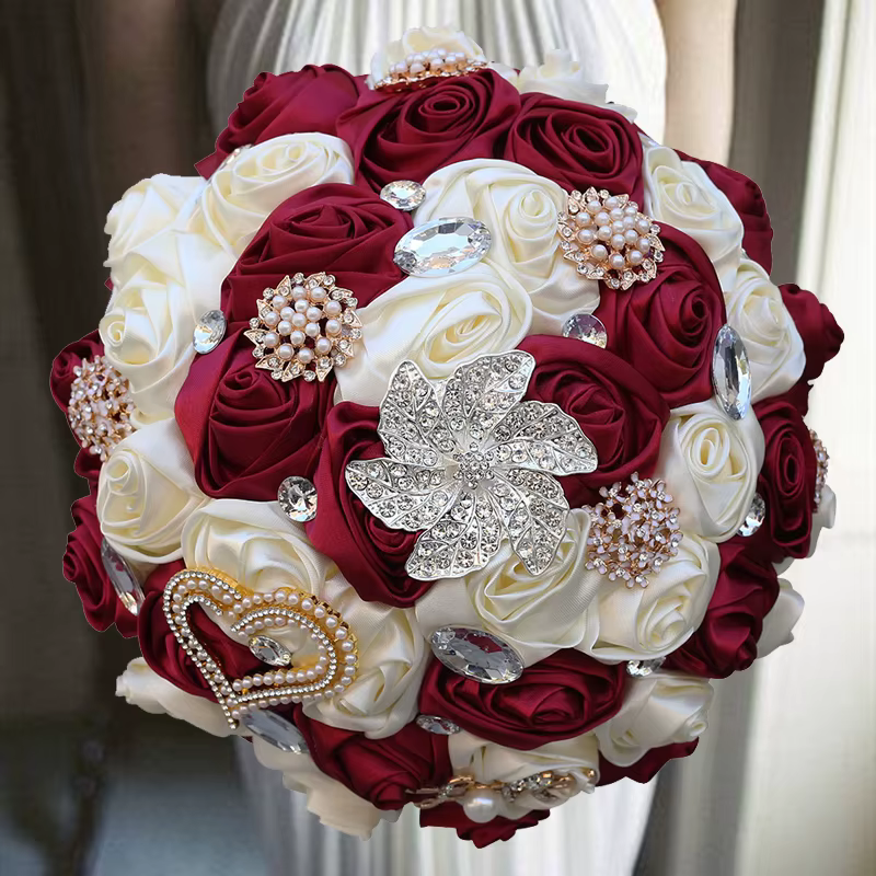 Fleurs Poubelles Artificielles pour la Décoration de la Journée de Léon