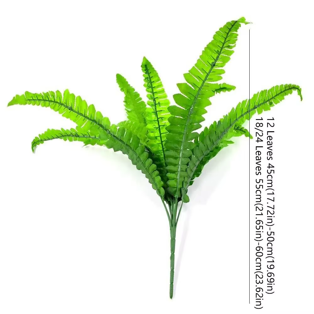 12/18/24 Feuilles artificielles de plantes tropicales