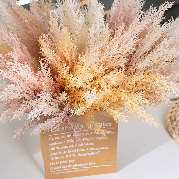 Plante artificielle en plastique enrichie grossière