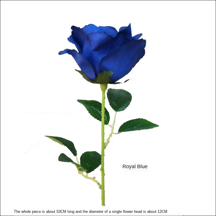 Roses artificielles série bleue