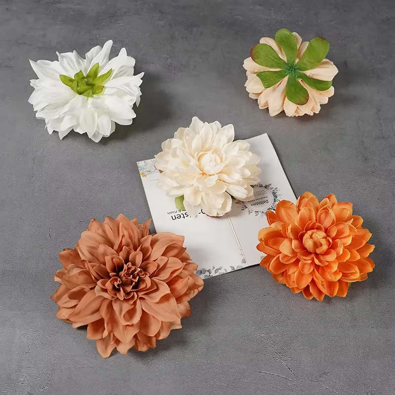 InjFlower-Têtes de fleurs artificielles pour le bricolage