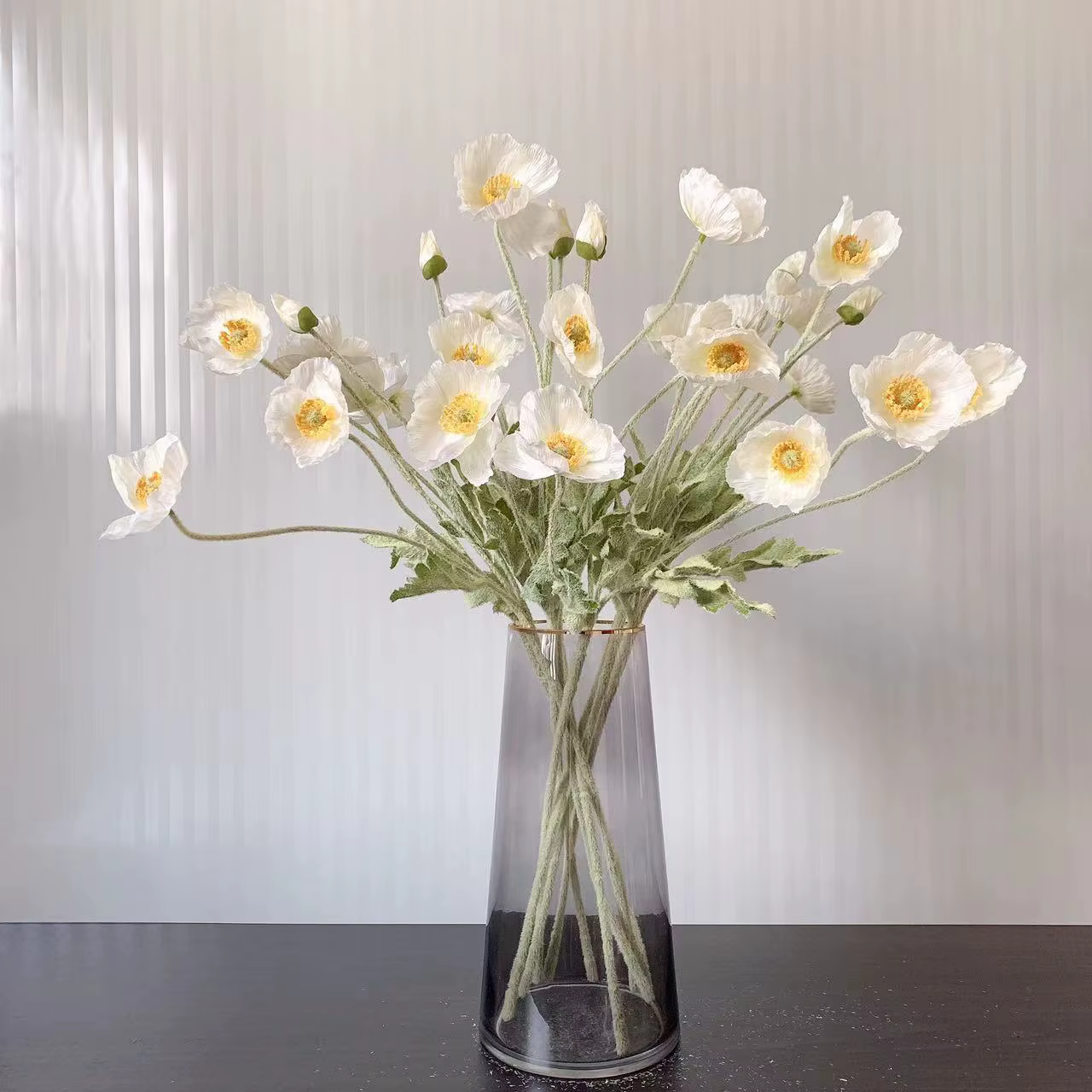 Bouquet de fleurs artificielles à 4 têtes