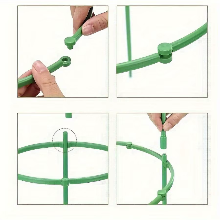 18 pièces/ensemble 6 couches Support de plante piquets