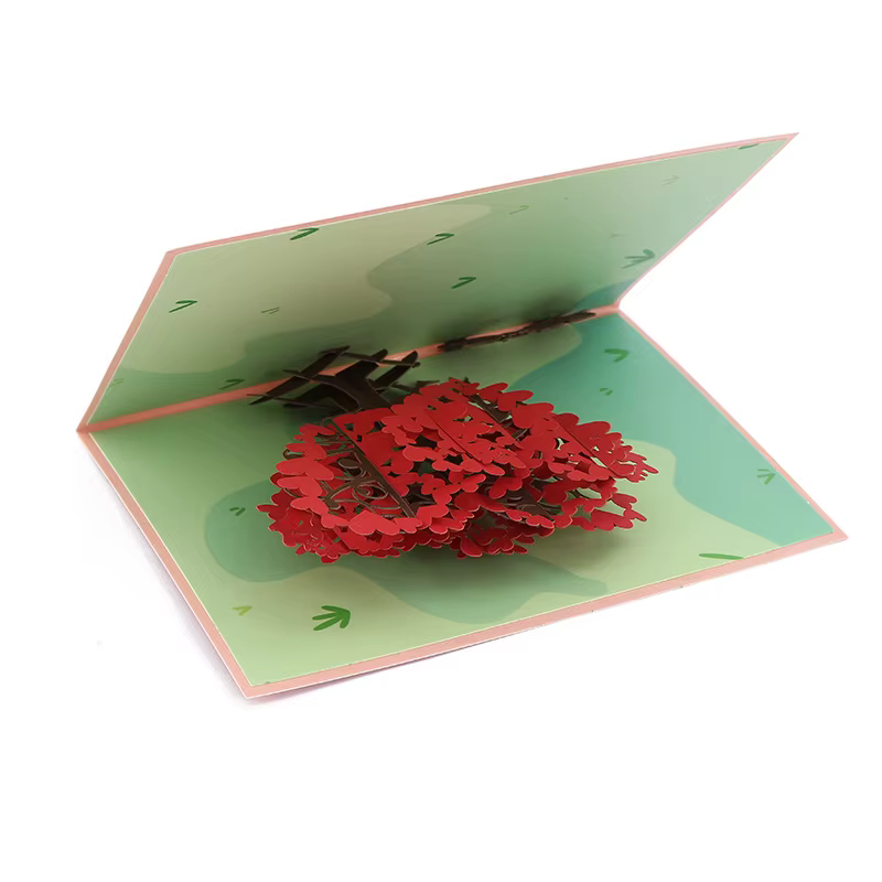 3D Pop Up Flower Greeting Cards Wedding Card Anniversary Thanksgiving Valentines Day Birthday Gift Thank You