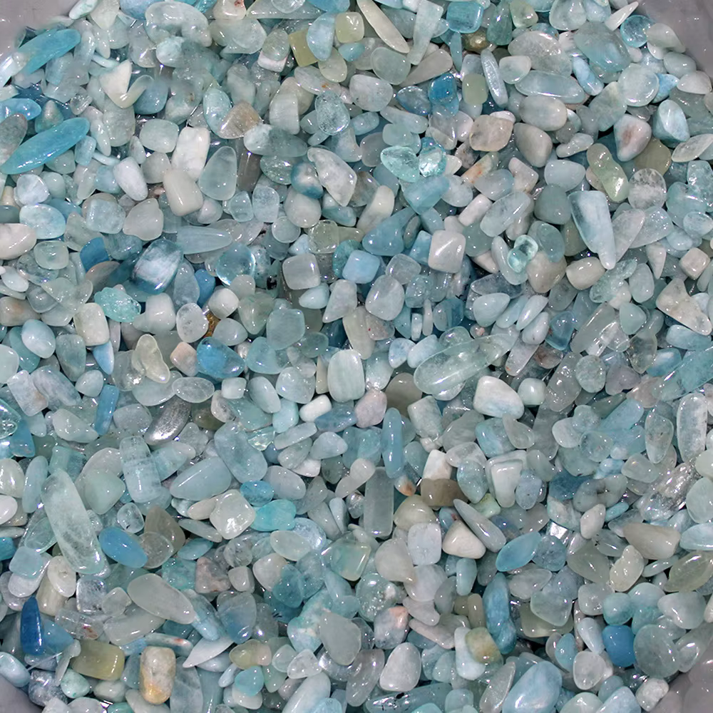 100 g/sac pierres naturelles graviers cristaux d'agate