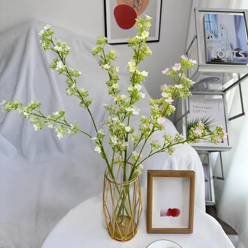 Fausses fleurs artificielles pour décoration de mariage