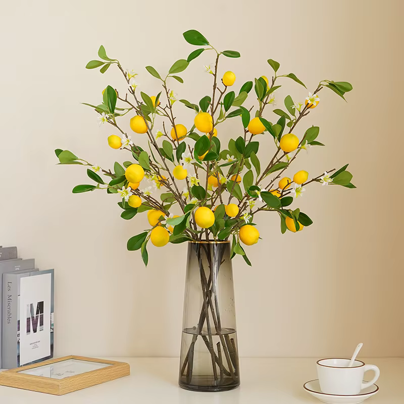 Branche de citron artificielle